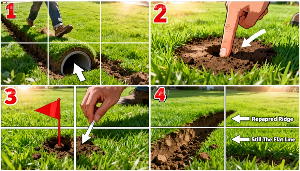 4-step stomp test spots active mole tunnels how to get rid of moles in your yard