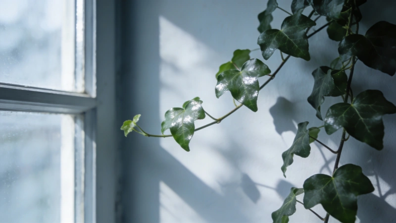 English ivy near a north-facing window in ideal indirect light
